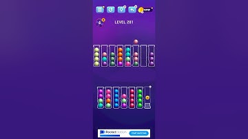 Ball Sort Level 201   Puzzle Color Sort Tatem Games Inc. All levels, #ballsortpuzzle