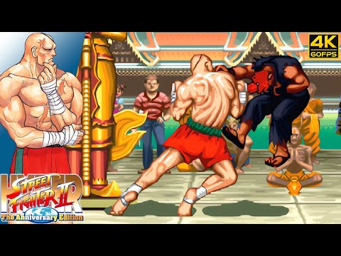 Hyper Street Fighter II - Sagat (CE) (Arcade / 2003) 4K 60FPS