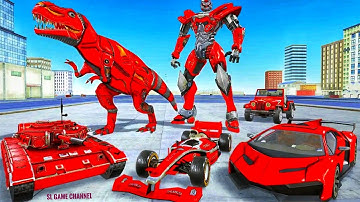 Tank Robot Car Game 2020 – Robot Dinosaur Games 3d - Android Gameplay FHD