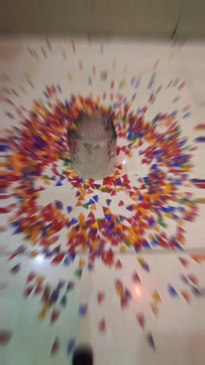 oddly satisfying Reveres video with marble beads colorful❤💛💚💙💜❤💛💚💙💜 ASMR