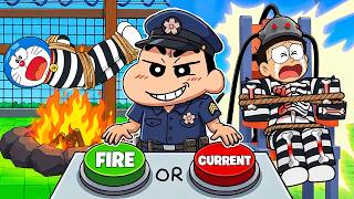 Police Shinchan Gives Criminals The WORST Punishments! ☠️ screenshot 4
