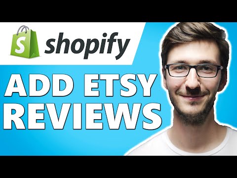 Comment ajouter Etsy Commentaires à Shopify Store (SIMPLE)