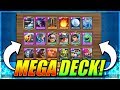 BEST Mega Deck!! 9 Wins First Try Mega Deck Challenge!! - Clash Royale