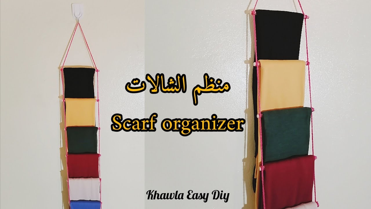 easyandsimpleideas, How to make scarf hanger, #lifehackideas