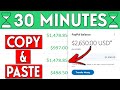 Earn $1,478 in 30 Minutes (FREE) To COPY & PASTE and Make Money Online