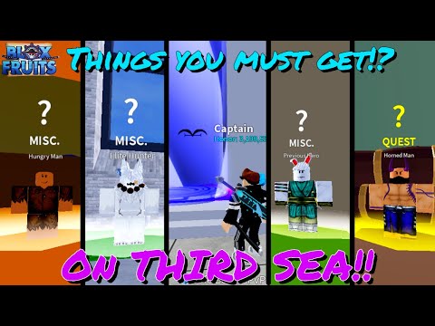 Blox Fruits) [Update 16] Things you must get on THIRD SEA!! 