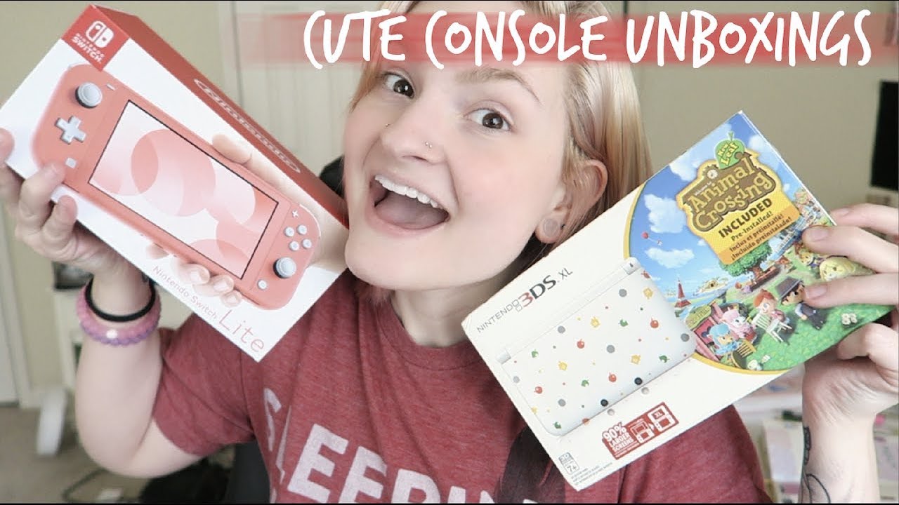 🌸CORAL NINTENDO SWITCH LITE UNBOXING + 3DS 🌸