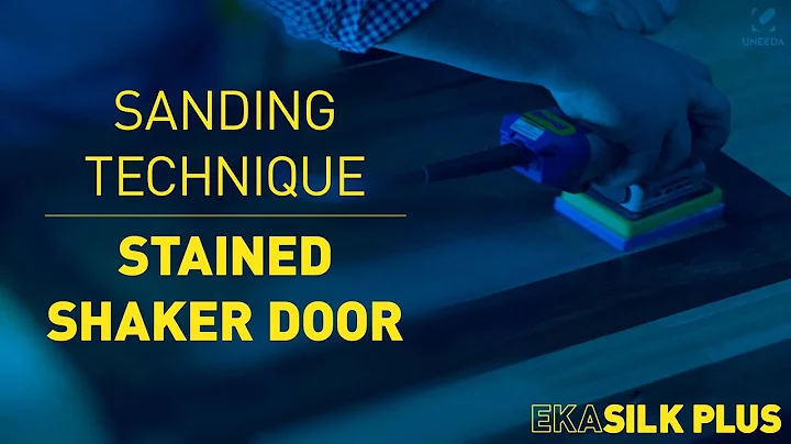 EKASILK PLUS: Sanding Stained Shaker Door with Foa...