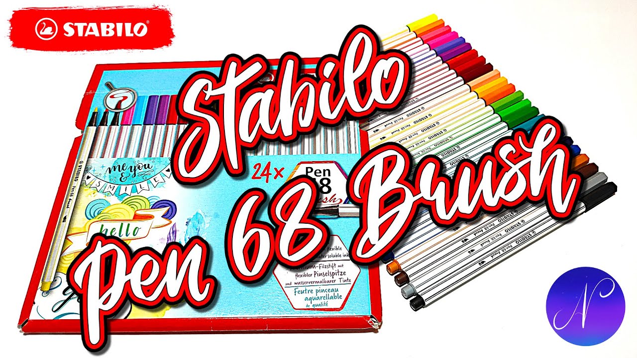 STABILO PEN 68 BRUSH ❃ Recensione - Testiamoli insieme! Review & Swatches 