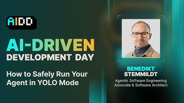 AI Driven Development Day 2025 | Benedikt Stemmildt | How to Safely Run Your Agent in YOLO Mode