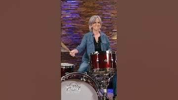 Kim Trammell using inverted flam taps around the kit!  #drums #drummer #drumsets  #drumcover #music