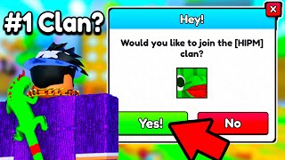 I ✅ JOINED the #1 CLAN in Pet Simulator 99!