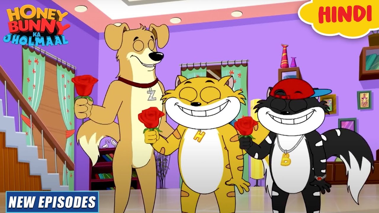गुलाब का जोल | Honey Bunny Ka Jholmaal | Cartoon For Kids | Yo Kids Comedy | S10