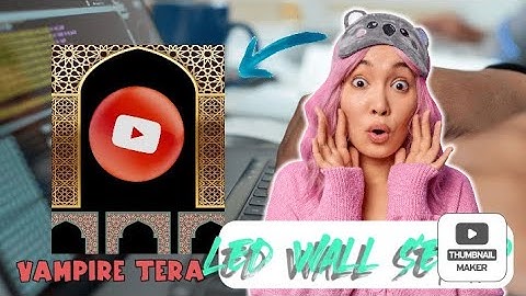 viral setup led wall II 3D mapping by VAMPIRE 🦇 TERA 🔥 II Most Expensive Data