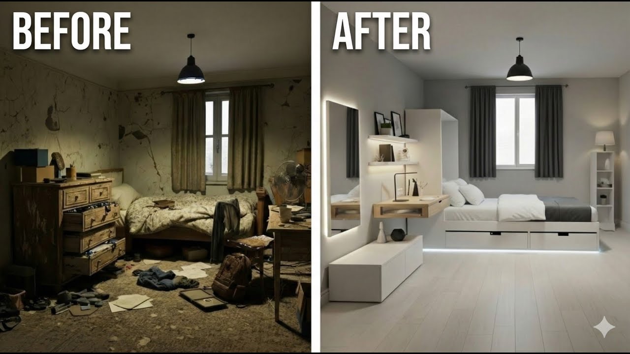 3 Minute Room Transformation That Will Blow Your Mind!