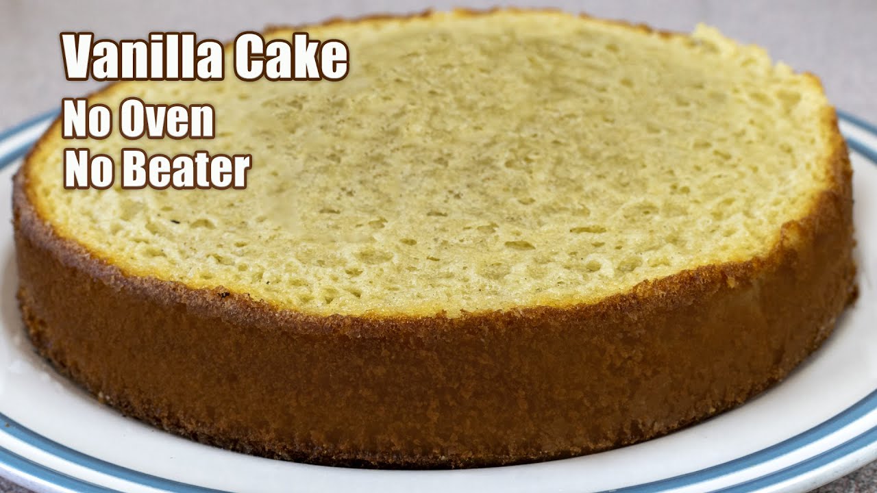 Vanilla Cake Recipe | यसरि बनाउनुस बिना ओभन घरमै केक | How to Make Basic Vanilla Sponge Cake at Home