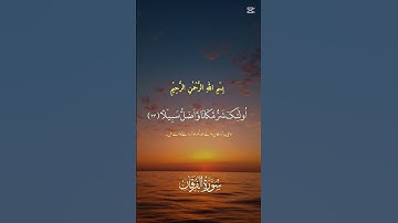 القرآن الكريم سورة الفرقان #استغفرالله #راحة_نفسية #لايك #تيك_توك #اكسبلور #ترند #استغفار