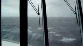 Huge Wave hits cruise ship