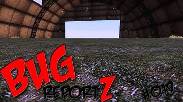 DayZ Standalone - Bug report #019 - North East Airfield hangars floor glitch.