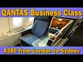  experience the high life with qantas business class a380 
