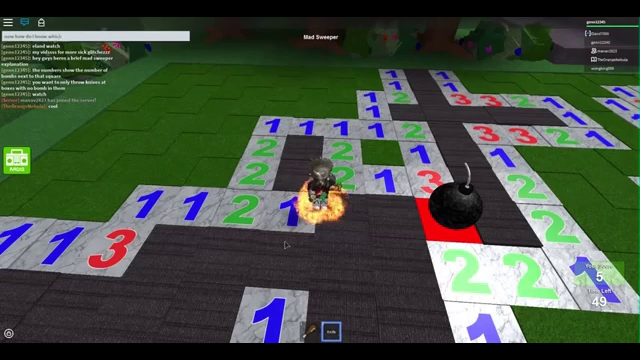 Mad Games Easy Explanation How To Play Mad Sweeper Mine Sweeper Youtube - minesweeper roblox