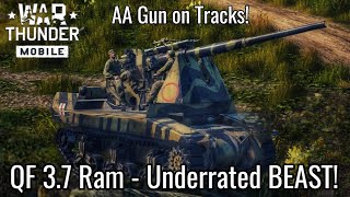 War Thunder Mobile - Qf 37 Ram - Underrated Monster - Aa Gun On Tracks - Weirdest Wtm Vehicle