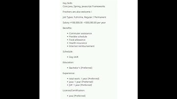 Java Developer vacancy for Freshers & experience#getemployed#youtubeshorts#javadeveloper#freshers