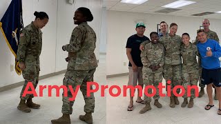 Army Promotion!