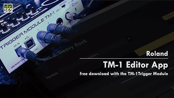 Roland TM-1 Editor App demo - Hybrid Drums
