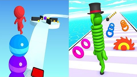 Long Neck Run VS Stack Ball - All Levels Gameplay Android,ios ...