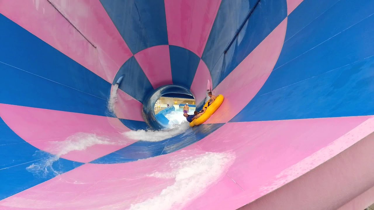 Zinga water slide Holiday World YouTube