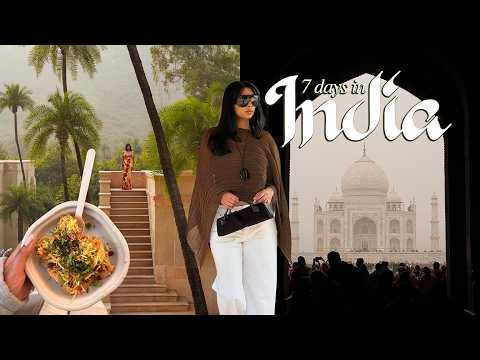 A WEEK IN INDIA VLOG | staying at Amanbagh, visiting Taj Mahal, Jaipur + shopping in Delhi 🧡