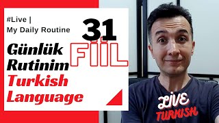 Live My Daily Routinegünlük Rutinimturkish Language