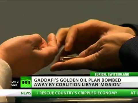 Gaddafi's Gold Gamble - Protecting Dollar Hegemony...