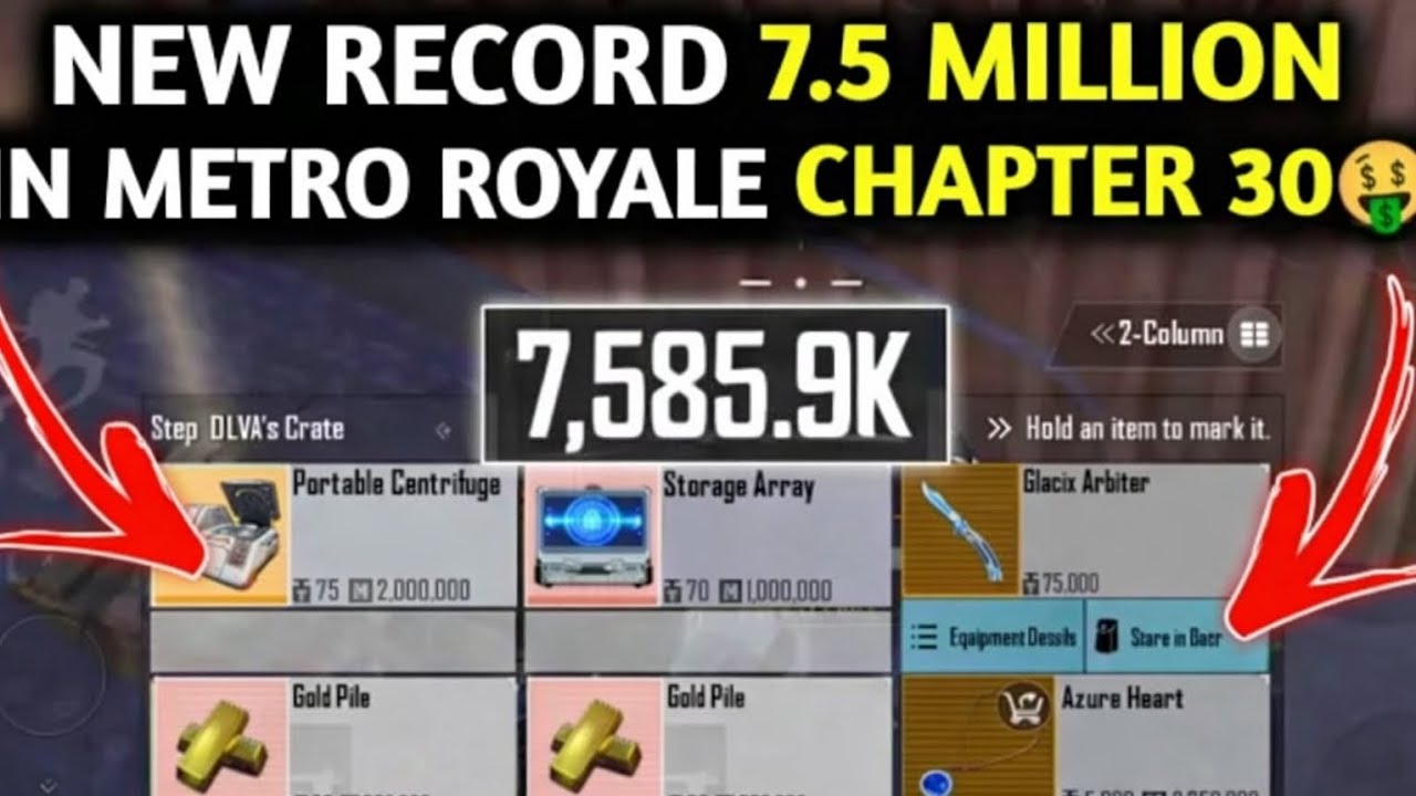 MY NEW RECORD 7.5 MILLION IN ACRTIC BASE |PUBG METRO ROYALE|1vs4