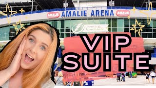 VIP Suite at Tampa Bay's Amalie Arena | What's included ? GO BOLTS!!!