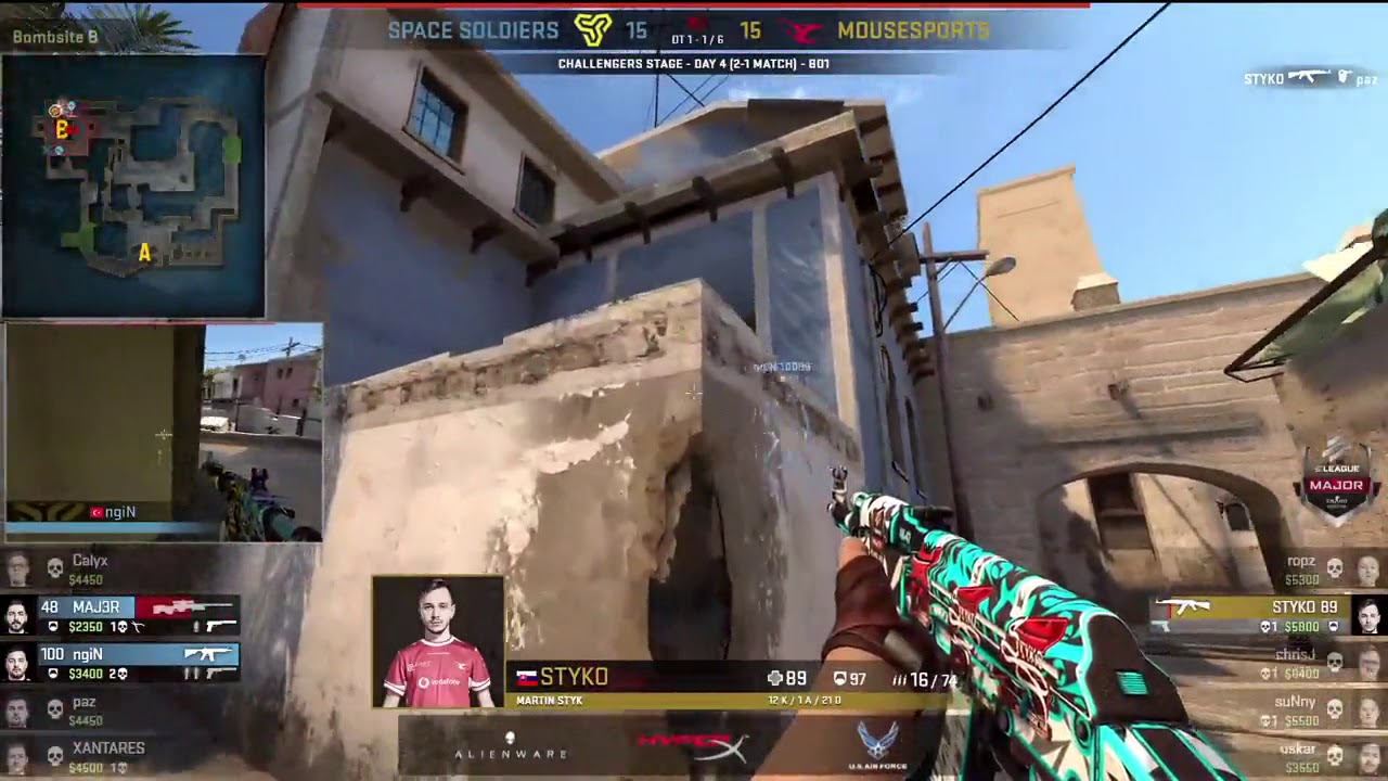 styko 1v3 vs Space Soldiers