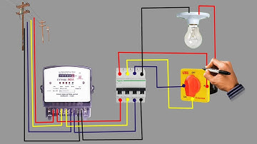 3 Phase Rotary Switch  Changeover Single Phase Connection Diagram || It