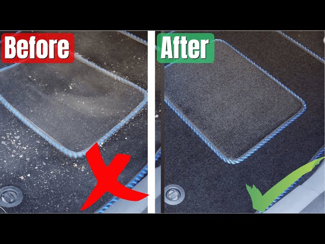 How To Clean Your Car's Carpets at Home 