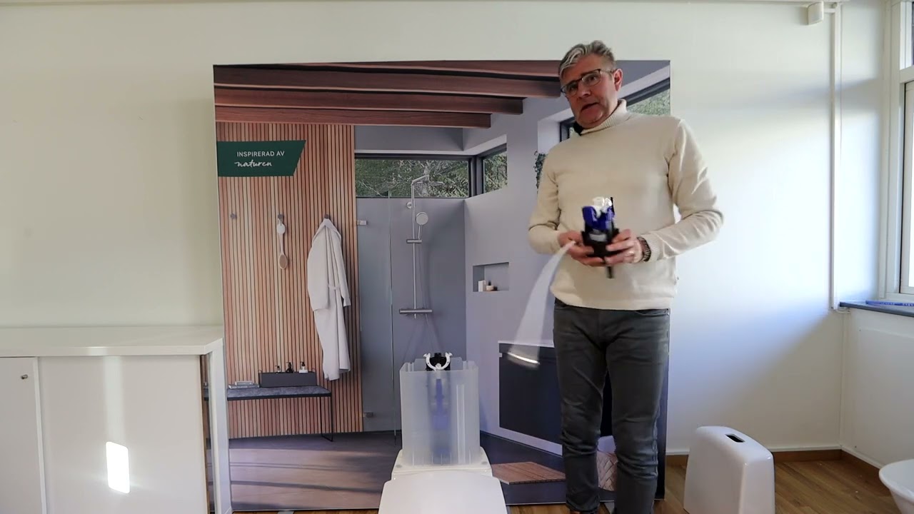 Byte av spolarmatur på Ifö Spira/Spira Art golvstående WC (samt vägghängd med synlig cistern)