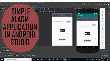 Simple Alarm Application in Android Studio 3.3.0 |Source Code Available|Android Development Tutorial