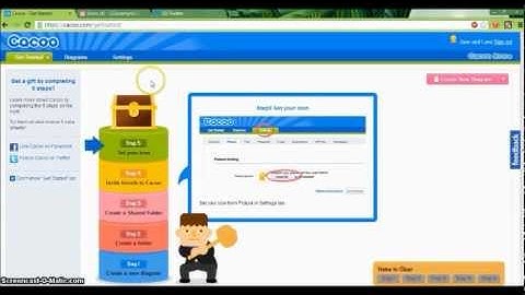 Cacoo Tutorial Part 1