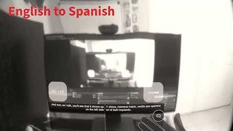 Context Aware Conversation Support with Augmented Reality and Generative AI - User Guide