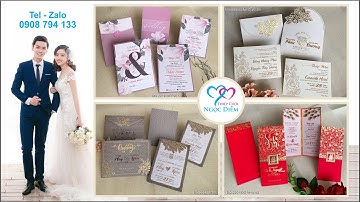 Thiệp Cưới Mẫu Mới 2022 | Mẫu Thiệp Cưới Đẹp | In Thiệp Cưới Giá Rẻ Gò Vấp