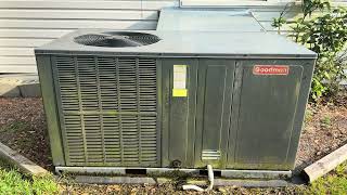 My 2021 3 Ton Goodman GPH14 Packaged Heat Pump | Startup, Running, Shutdown [Cool Mode]
