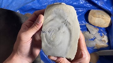 Making a Hornstone Biface Cache - Biface #2