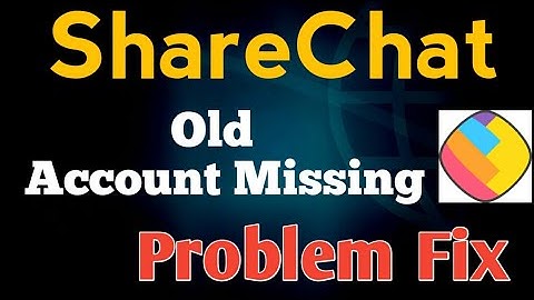 ShareChat Old Account Missing In Tamil | How to Fix ShareChat Problem | TAMIL REK