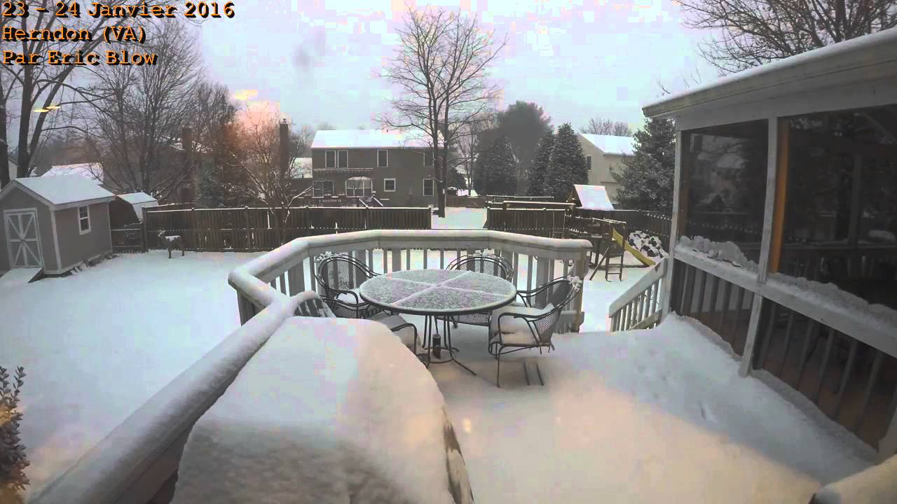 Time Laps (Blizzard Tempête De Neige) | Etats-Unis | 22 - 24 Janvier 2016