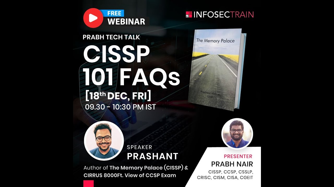 How to Prepare for CISSP BY Prashant Mohan and Luke YouTube