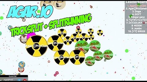 First Agar io Video | SPLTRUNNING + TRICKSPLIT | 32000k